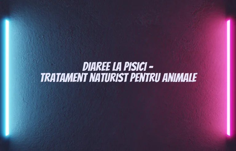 tratament naturist pentru diaree la pisici