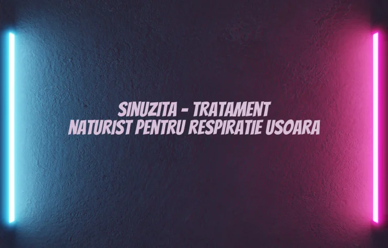 tratament naturist sinuzita