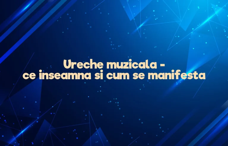 ureche muzicala
