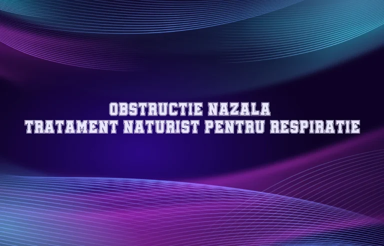 obstructie nazala tratament naturist