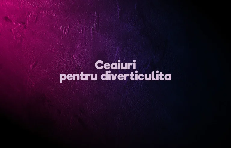 ceaiuri pentru diverticulita