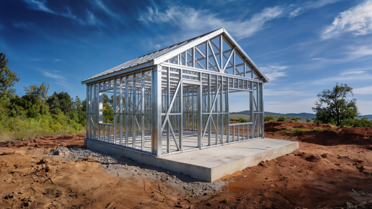 casa structura metalica techdaal